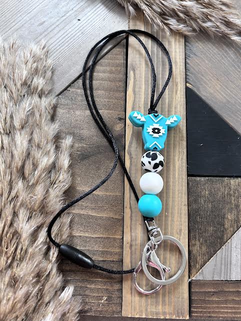 Cowpoke Blues Lanyard