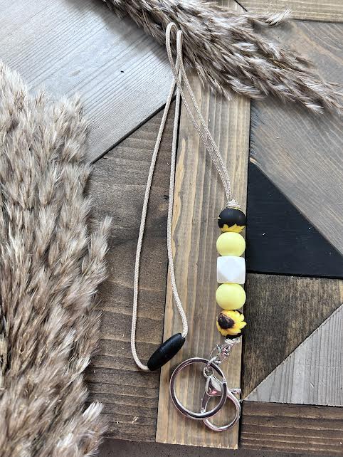 Sunflower Fields Lanyard