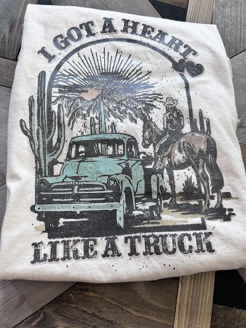 Heart Like a Truck Tee