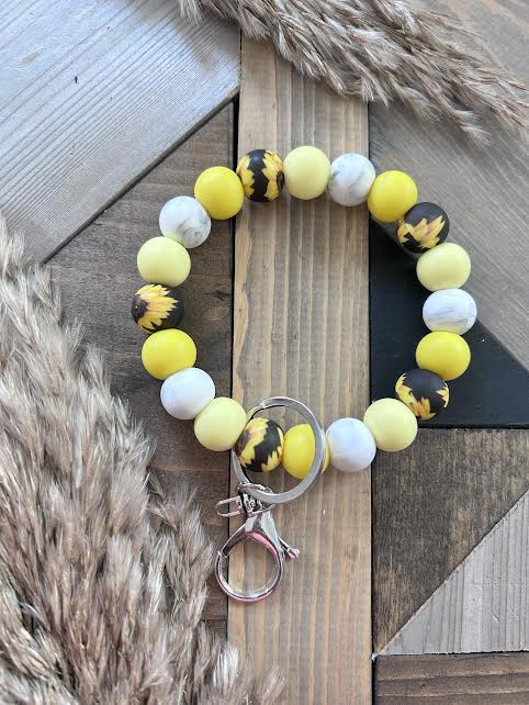 Sunflower Fields Wristlet