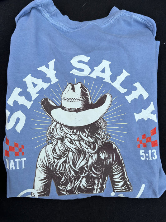 Stay Salty Cowgirl Tee